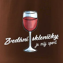 Zdvíhanie pohára je môj šport