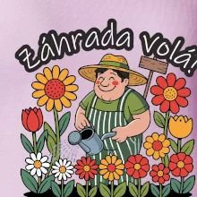Záhrada volá - záhradník a slnečnice