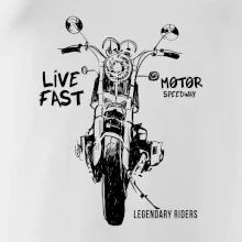 Motorka kresba live fast Motorka kresba live fast