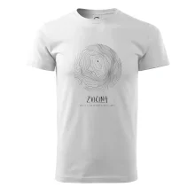 Zvičina - vrstevnice v kruhu