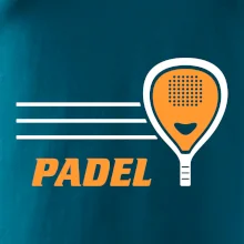 Padel - oranžová raketa