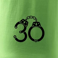 Narodeninové tričko pre policajta - putá 30