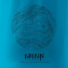 Boubín - vrstevnice v kruhu