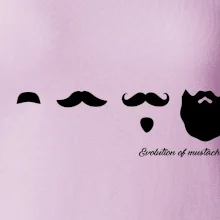 Evolution mustache Evolution mustache
