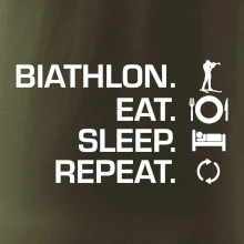 Biathlon Eat Sleep Repeat