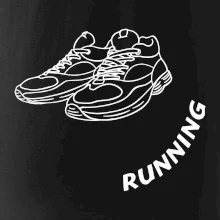 Running nápis šikmo