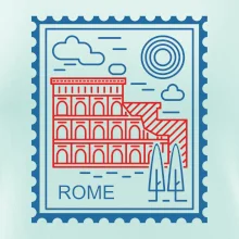 Rím známka jednoduchá