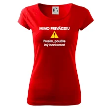 Mimo prevádzku prosím, použite iný bankomat