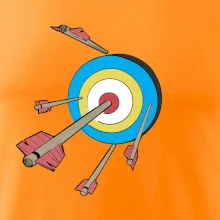 Šípy vo farebnom terči