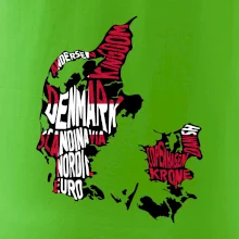 Mapy - názvy miest - Dánsko