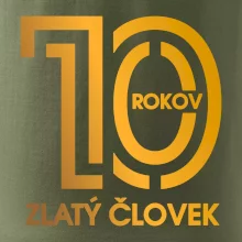 10 rokov zlatý človek