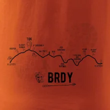 Profil kopců - Brdy