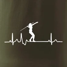 EKG hod oštepom žena