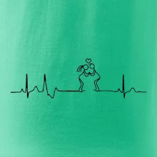 EKG zamilovaný pár