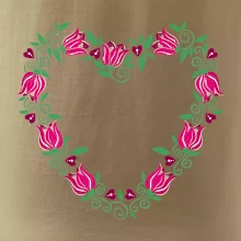 Červené tulipánové srdiečko (Pecka design) Červené tulipánové srdiečko (Pecka design)