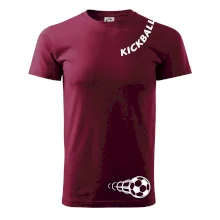 Kickball nápis šikmo