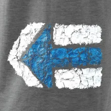 Párová turistická značka modrá