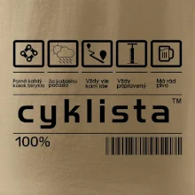 Čiarový kód - cyklista