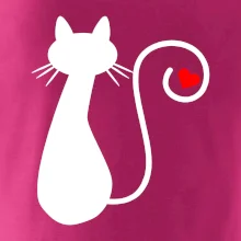 Zamilovaná mačka chvostík