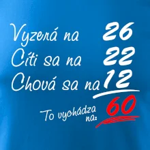 Vyzerá, cíti sa, chová sa - 60 rokov