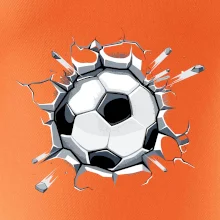 Futbalová lopta v triku