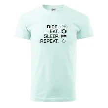 Ride Eat Sleep Repeat bicykel