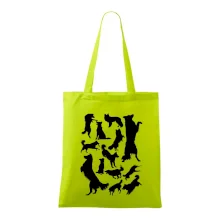 Border kólia siluety