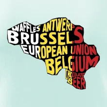 Mapy - názvy miest - Belgicko