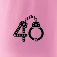 Narodeninové tričko pre policajta - putá 40