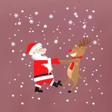 Tancujúci Santa a sob