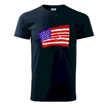 Americká vlajka ohnutá Americká vlajka ohnutá