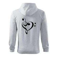 Husľový kľúč srdce Husľový kľúč srdce