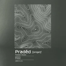 Praděd - vrstevnice v obdĺžniku