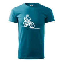 MTB kreslený cyklista MTB kreslený cyklista