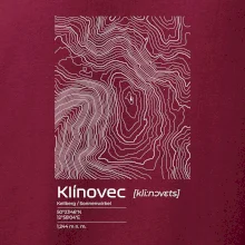 Klínovec - vrstevnice v obdĺžniku