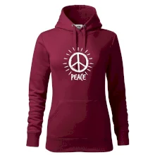 Peace symbol čiernobiely