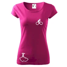 Mapa ČR + kolo na prsu Mapa ČR + kolo na prsu