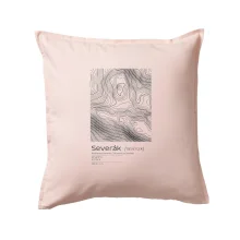 Severák - vrstevnice v obdĺžniku