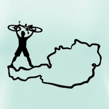 Cyklista - Mapa Rakúska