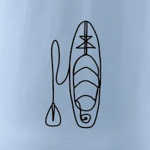 Paddleboard jedním tahem