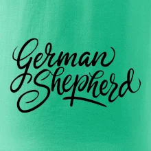 German shepherd - nápis okrasny - nápis okrasný