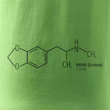 Molekulárna štruktúra MDMA Extáza