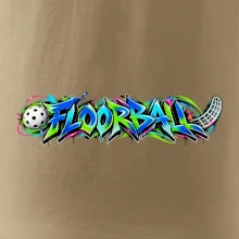 Florbalové graffiti v neonových barvách