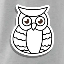 Sova kreslená na prsníku Sova kreslená na prsníku