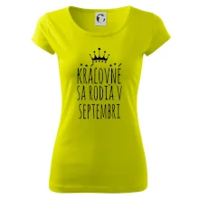 Kráľovné sa rodia v septembri