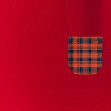 Flanelové triko červené