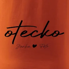 Otecko - tričko s menami deti Otecko - tričko s menami deti