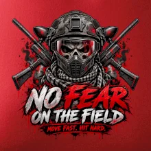 Lebka bojovníka – No Fear paintball