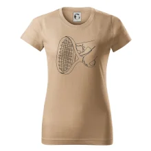 Tenisová raketa jedným ťahom Tenisová raketa jedným ťahom