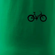 Obrázok kolesa na prsníku mestský bicykel